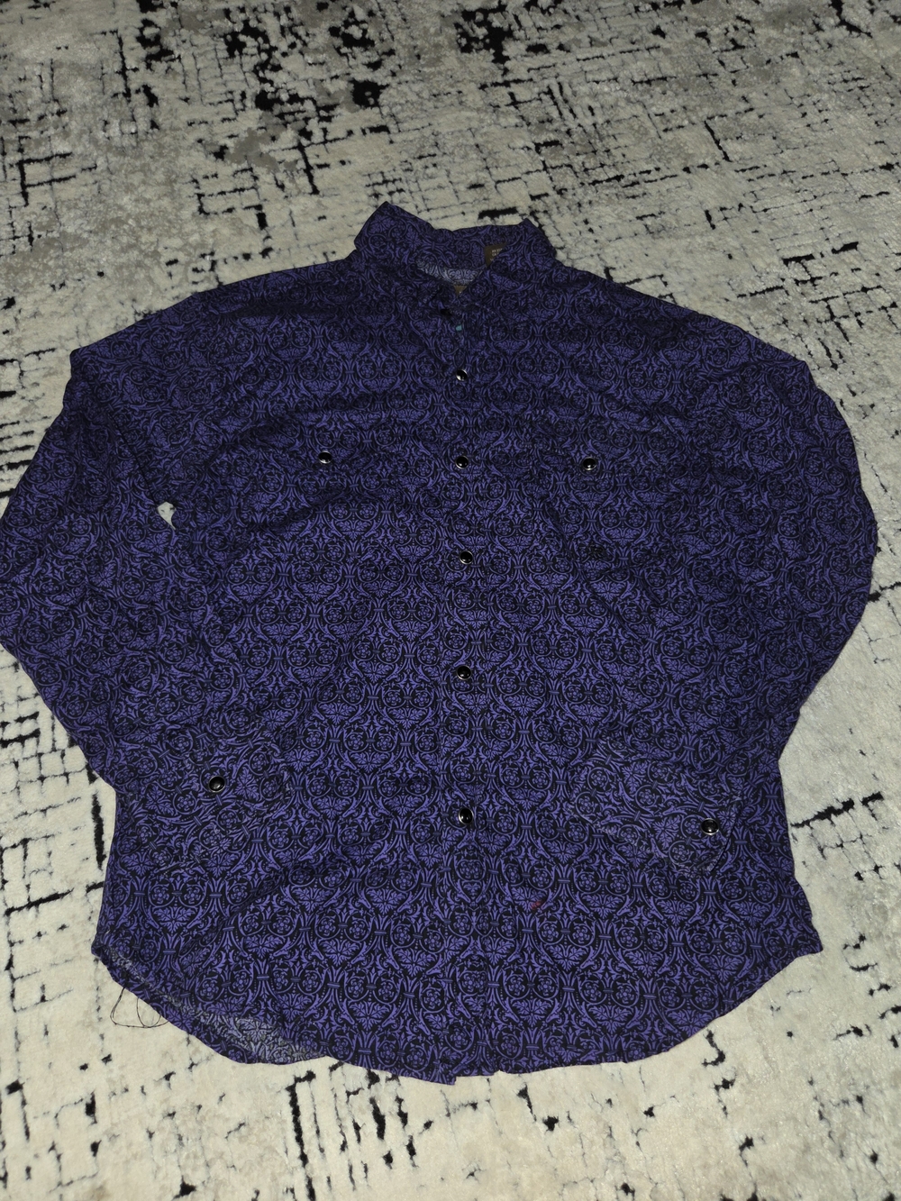 Roper Western Shirt Girls size L Purple
